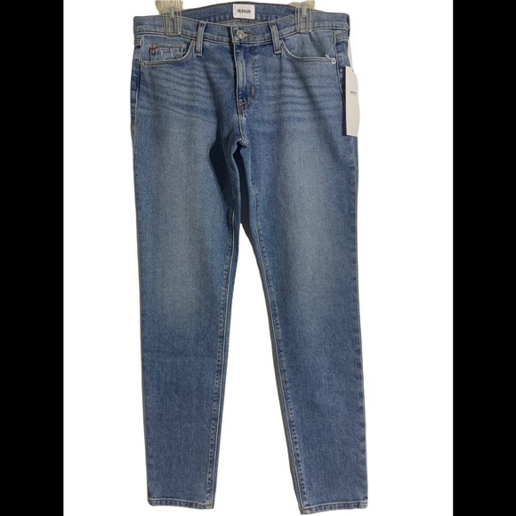 - NWT Hudson Krista Super Skinny Blue Jeans light wash mild distressed look - Picture 3 of 12